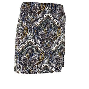 J. Crew Women’s Size 10 Paisley Cotton Stretch Colorful Mini Skirt